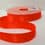 Double-sided satin ribbon fluo orange