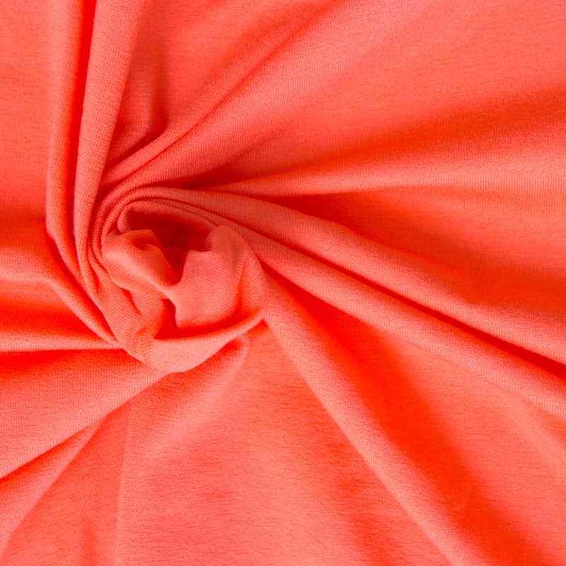 Jersey viscose uni corail