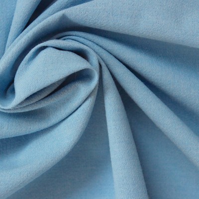 Cotton fabric - plain sea blue 