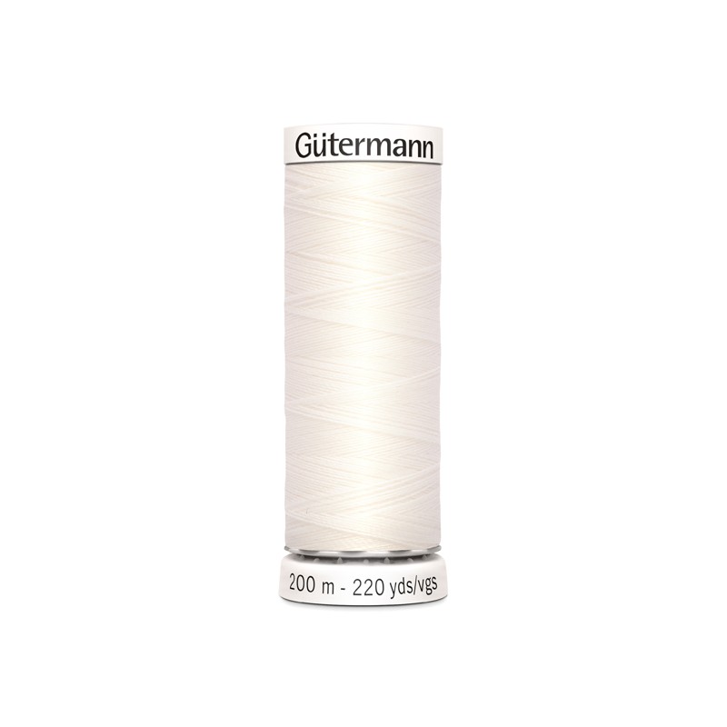 White sewing thread Gütermann 111