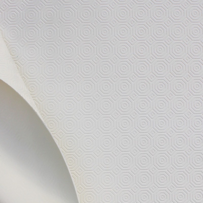 Protège table - PVC - Polyester - Blanc
