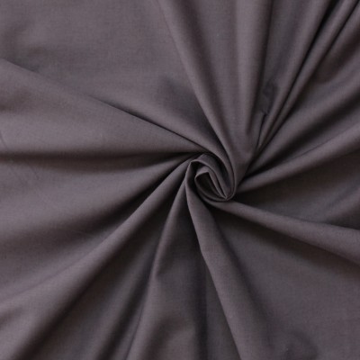 Voile de coton polyester aubergine 