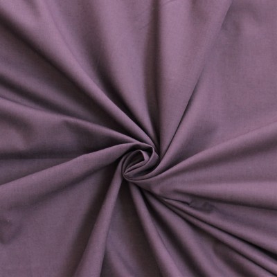 Voile de coton polyester lavande 