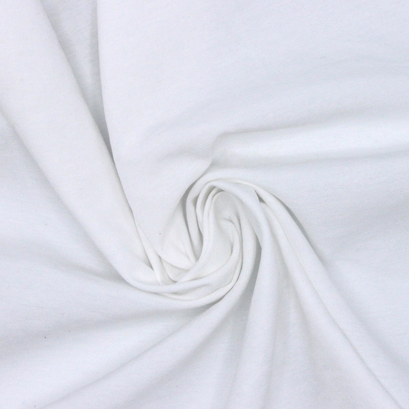 long Proberen tint Stof in katoen en polyester wit