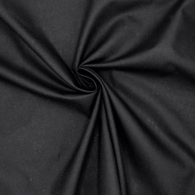Grijpen Informeer rok Stof in katoen en polyester - zwart