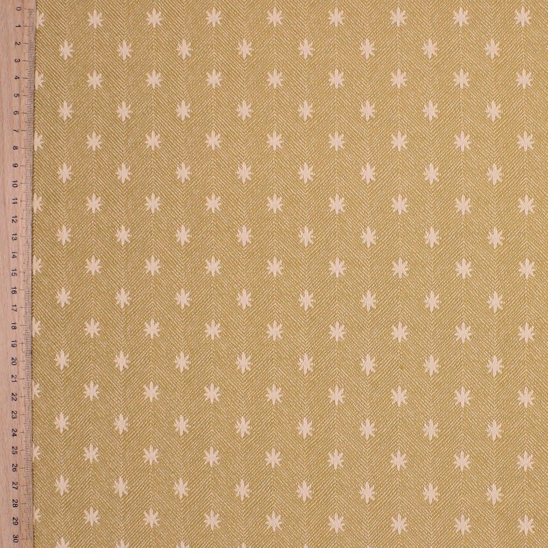 Cloth of 3m Upholstery fabric - ochre gold