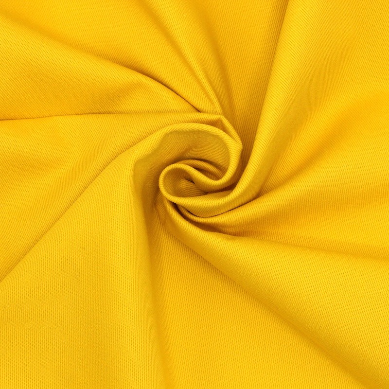 100% cotton with twill weave - ochre