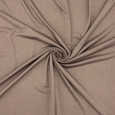 Tissu vestimentaire extensible taupe clair