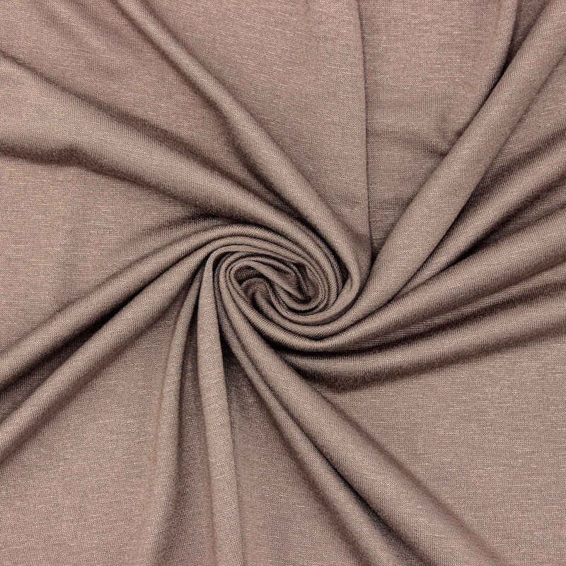 Tissu vestimentaire extensible taupe clair