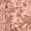 Fabric with floral print - pink background