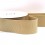 Rekbare ripsband 50mm - beige