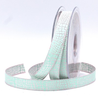 Fantasy ribbon with scales - nile green