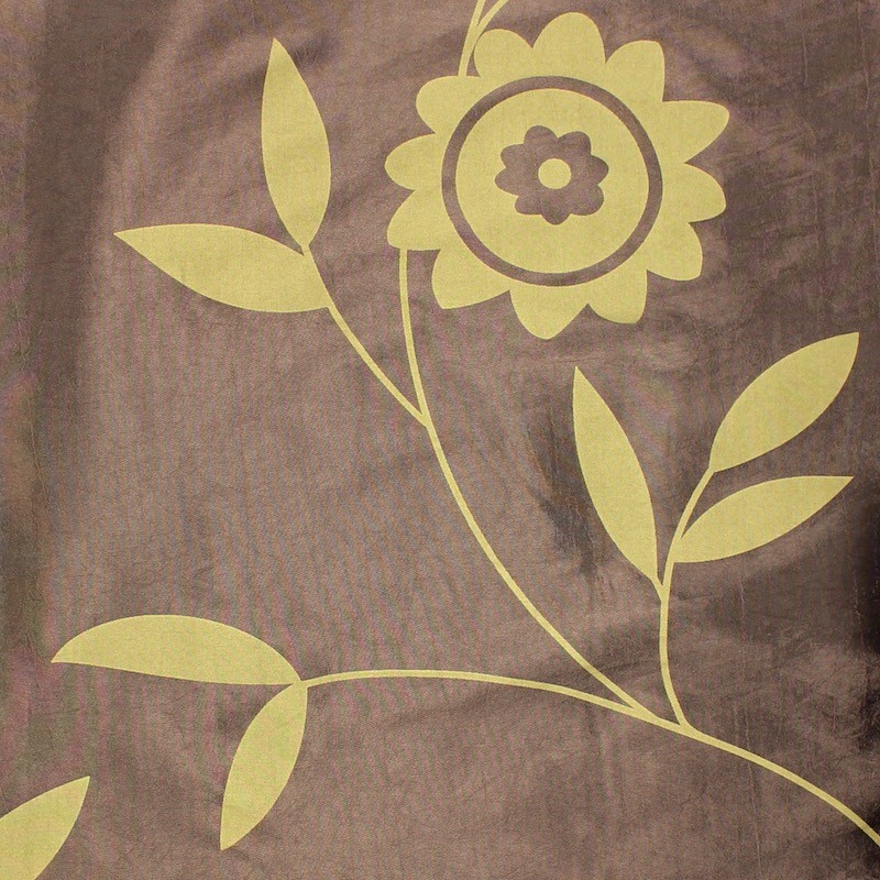 Cloth of 3m printed taffeta - brown background