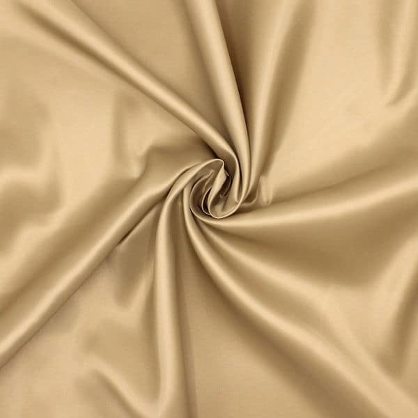 Beige Satin Lining Polyester - Recovo
