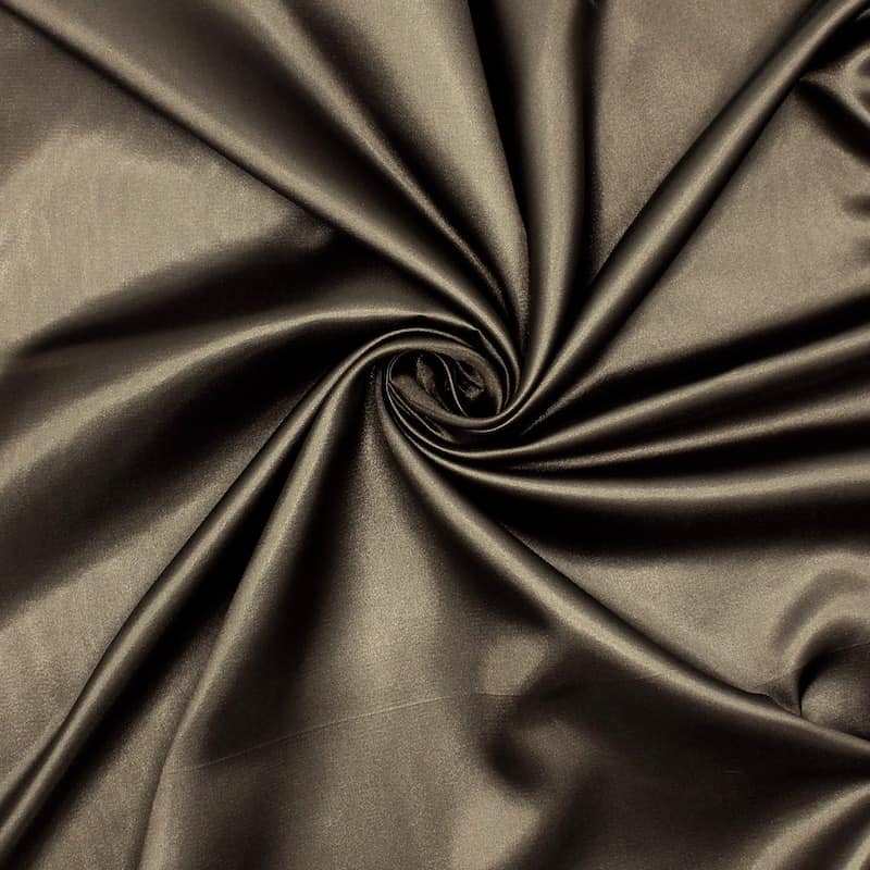 Doublure satin 100% polyester brune