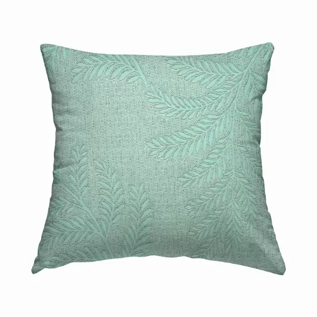  Tissu  d  ameublement  jacquard vert  eau 