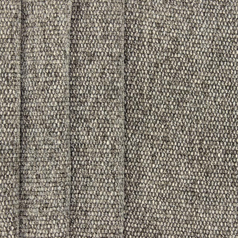residu auteur Voortdurende Stof met aspect van dikke linnen - grijs
