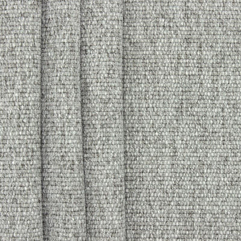 Fabric with thick linen aspect - mid grey