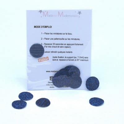 mini thermocollant pastille bleue