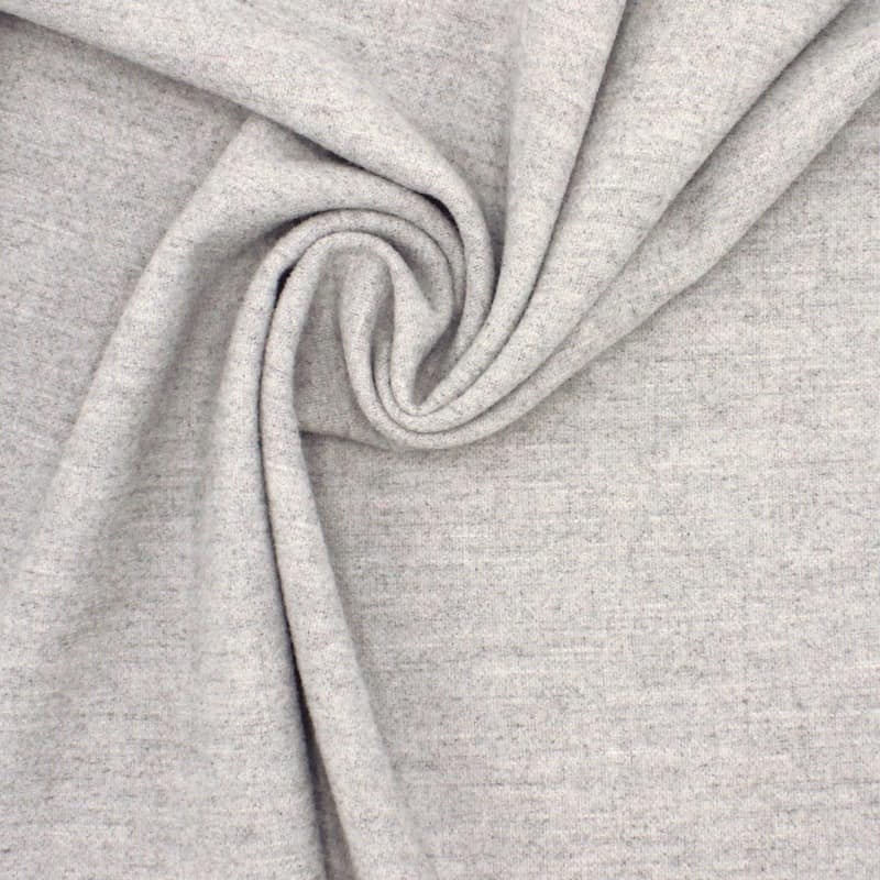 Apparel fabric - mottled grey