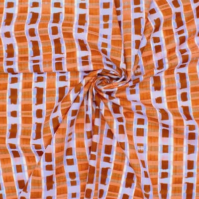 Cotton fabric with pattern