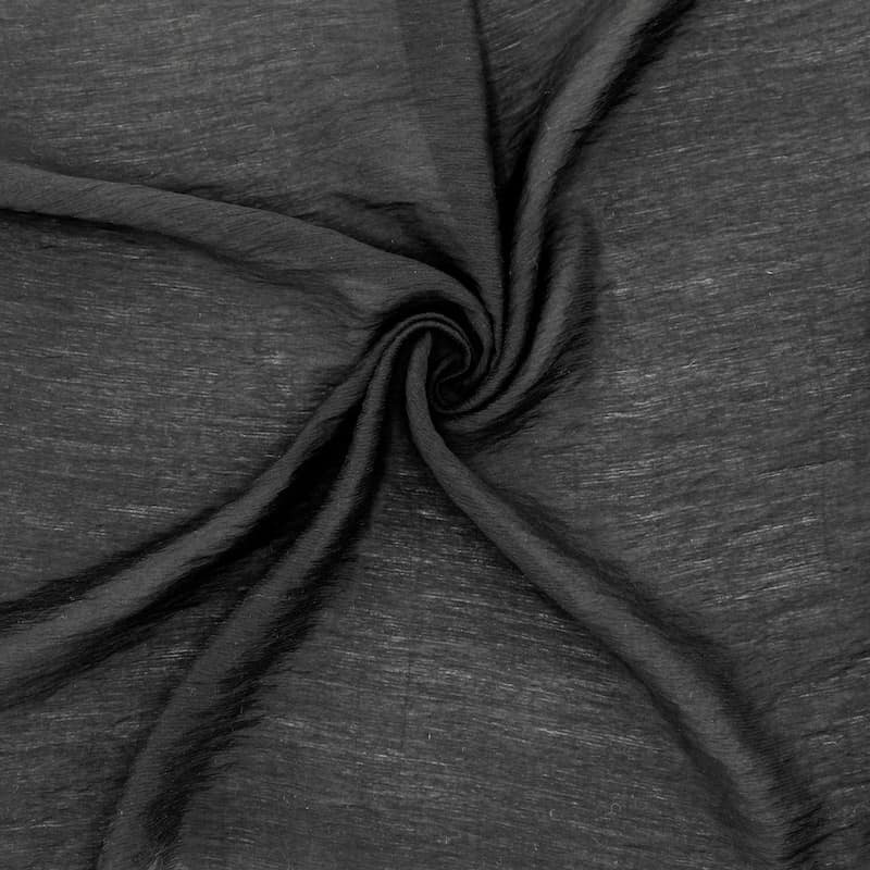 Voile de viscose noir