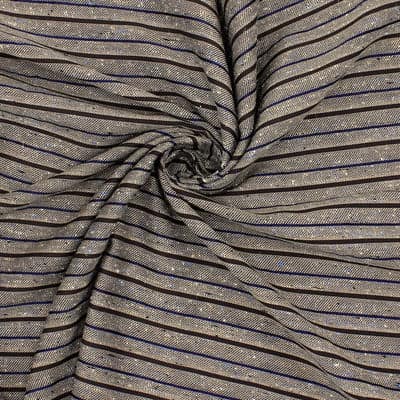 Striped apparel fabric 