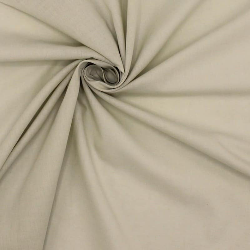 Cotton with veil aspect - beige 