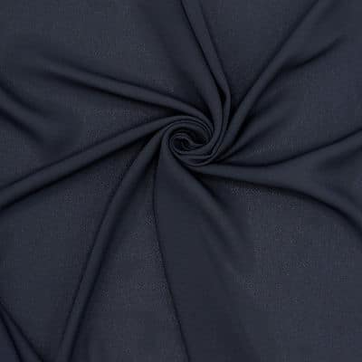 Viscose fabric veil type - navy blue