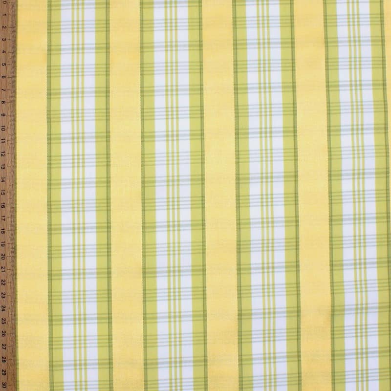 Cloth of 3m Upholstery fabric with yellow squares