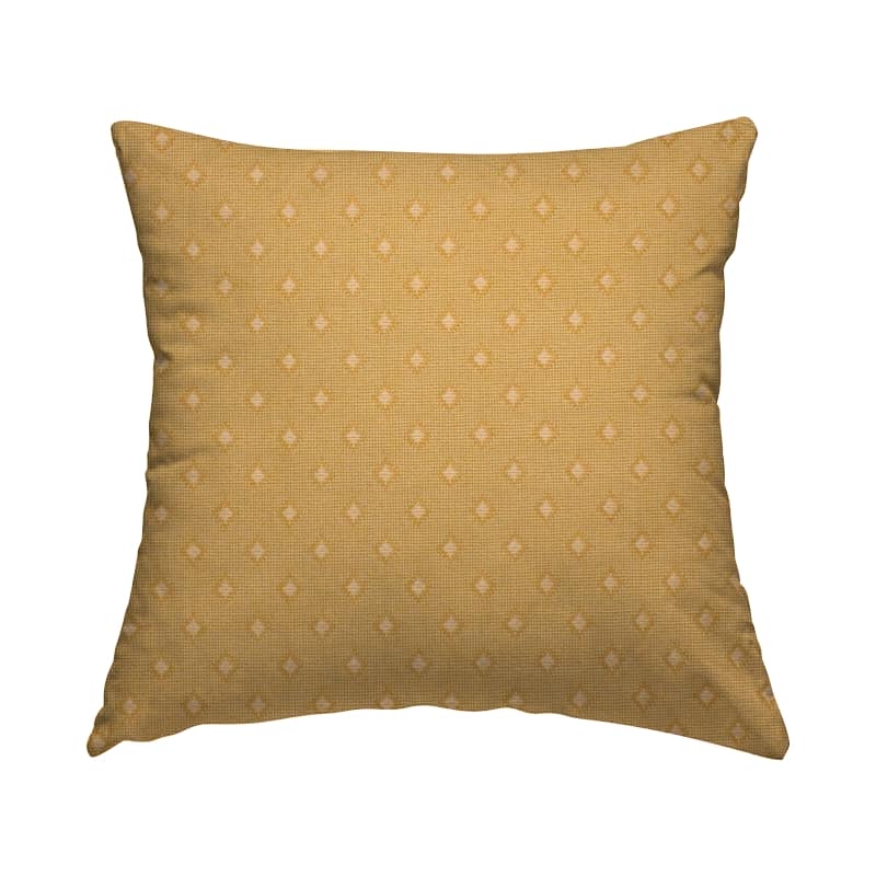 Galette de chaise à effet paille - Beige - 40 x 40 cm - Polyester