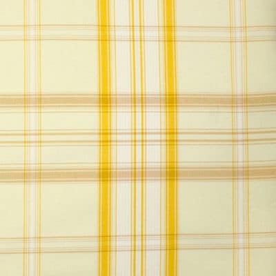 Cloth of 3m Checkered upholstery fabric - yellow