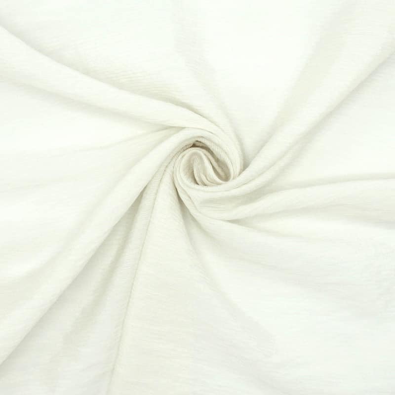 Fabric with thin stripes - off-white