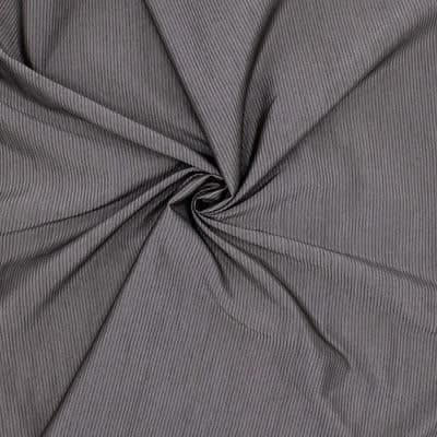 Striped apparel fabric - grey