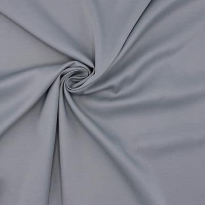 Apparel fabric in cotton and viscose - grey