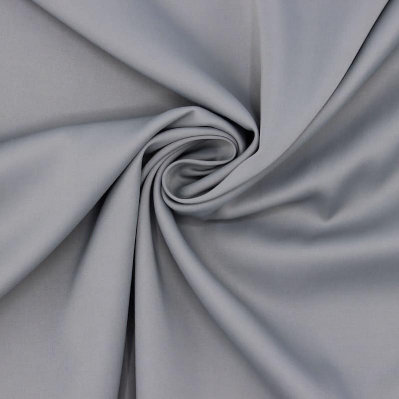 Apparel fabric in cotton and viscose - grey