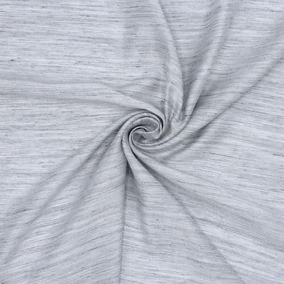 Tissu vestimentaire en viscose gris argent