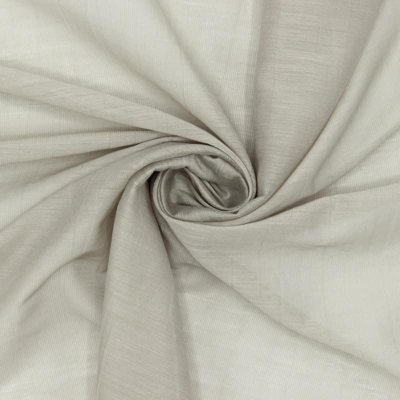 Tissu voile beige