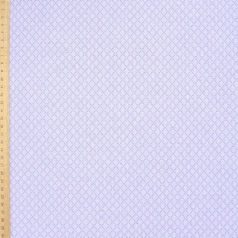 Tissu jacquard à losange lilas