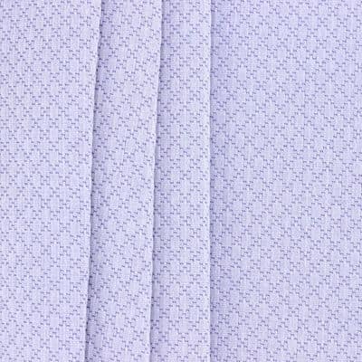 Tissu jacquard à losange lilas