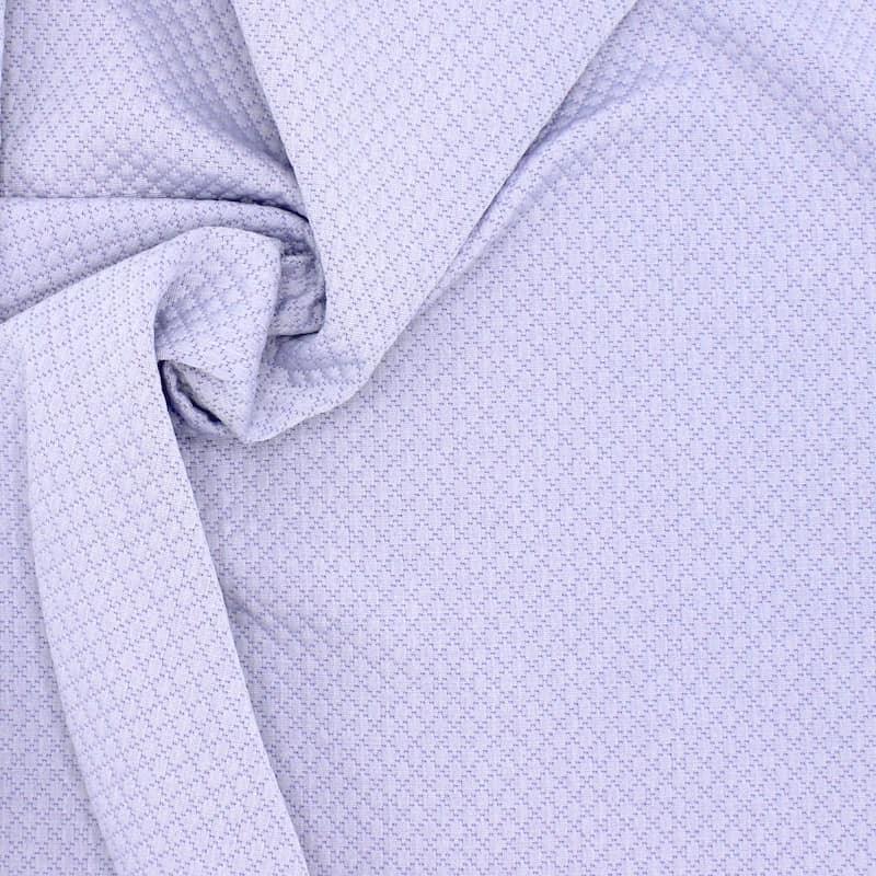 Tissu jacquard à losange lilas