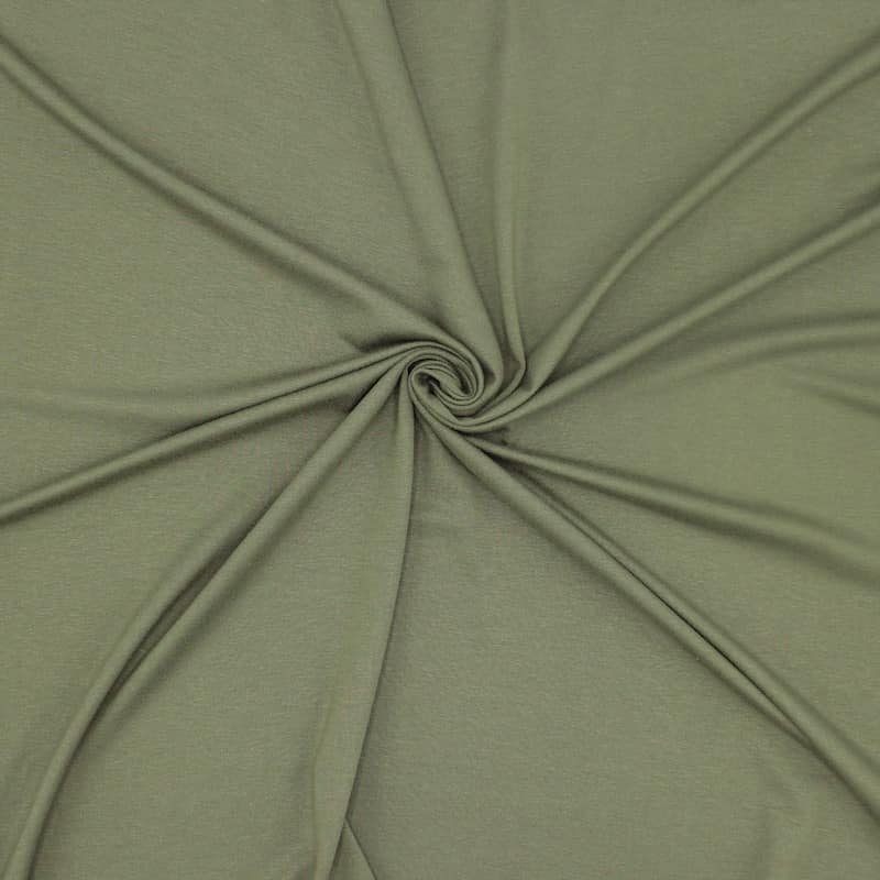 Viscose jersey fabric - khaki