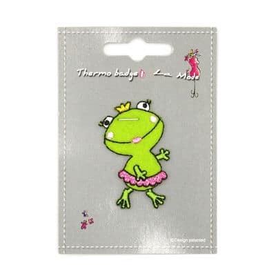 Iron-on patch frog