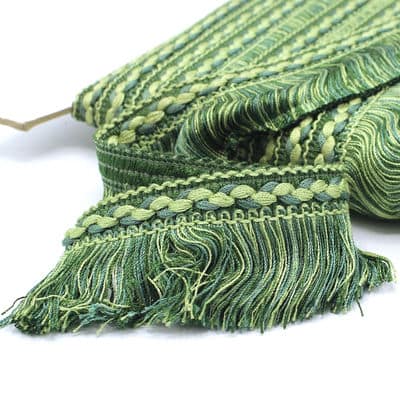 Viscose franjes - groen