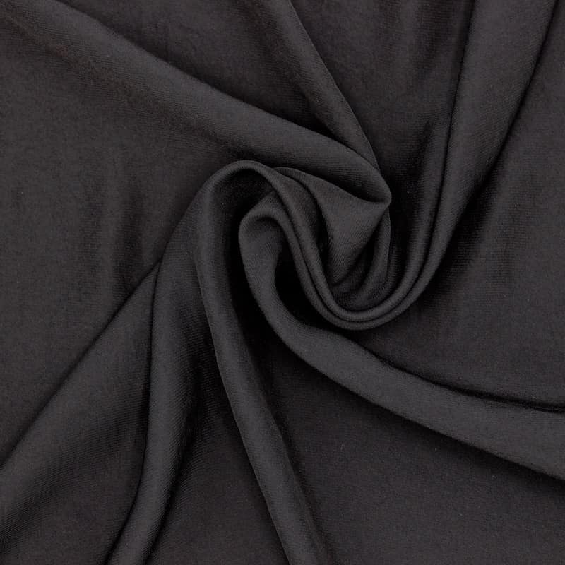 Plain Black Fabric 