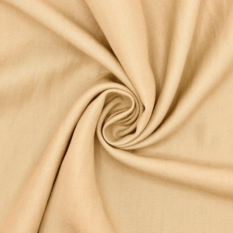 Fabric with flexible twill aspect - beige