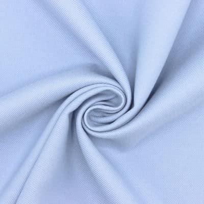 Fabric in cotton and polyester - sky blue