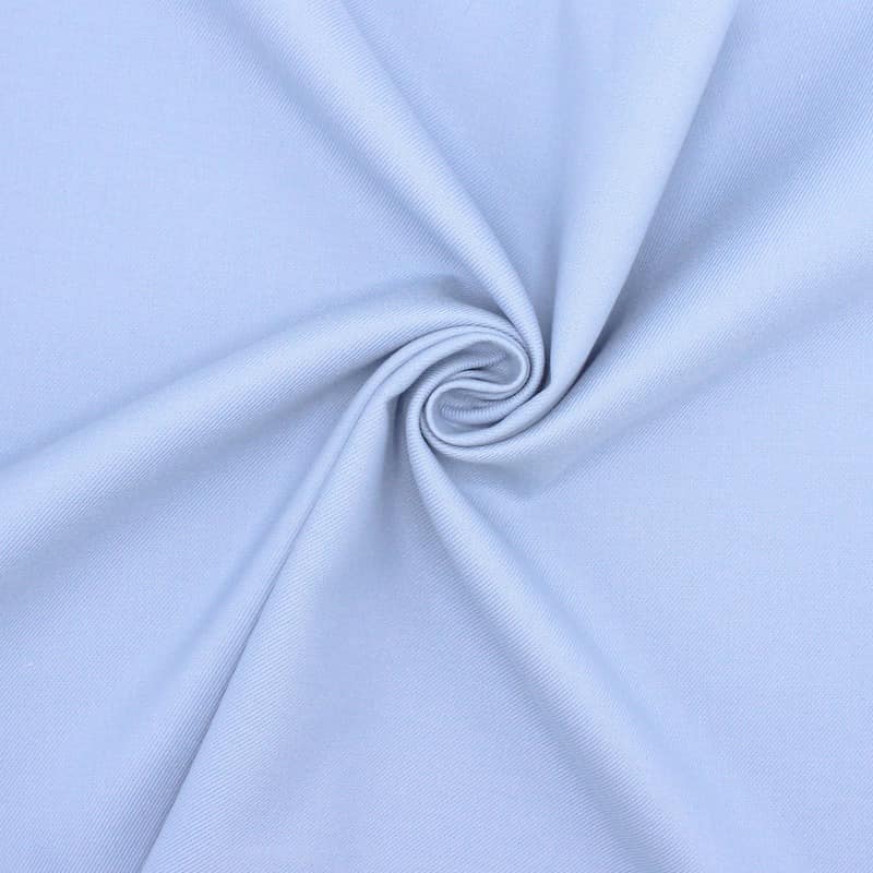 Fabric in cotton and polyester - sky blue