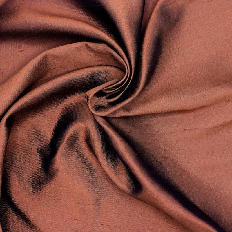 Taffeta silk brown