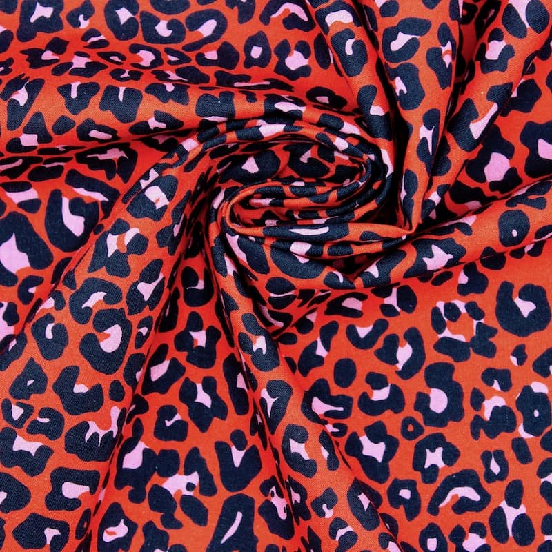 Set de 3 ciseaux de couture coloris léopard